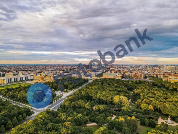 Berlin Centrum fra luften